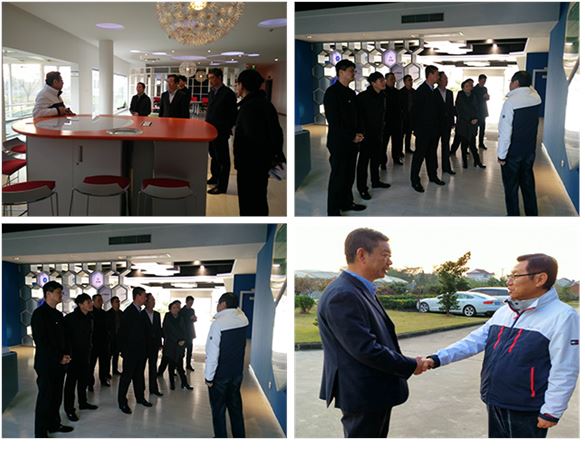 海门市委书记及市长莅临易游在线游戏平台药业指导工作