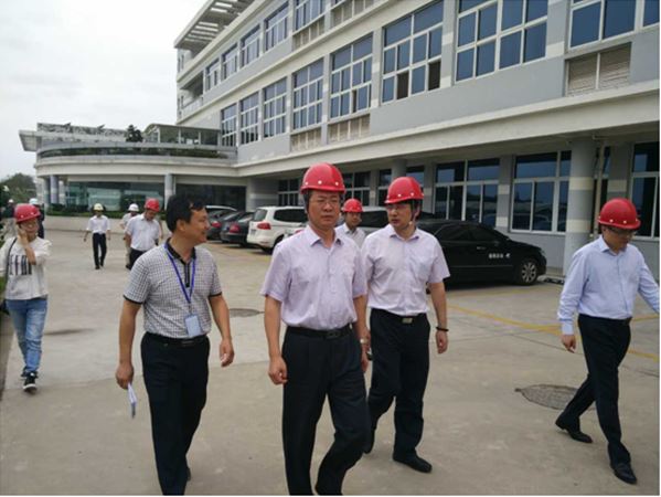 海门市长一行国庆节前检查易游在线游戏平台药业