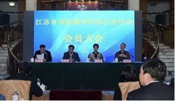 易游在线游戏平台药业参加江苏省外包企业协会会员代表大会